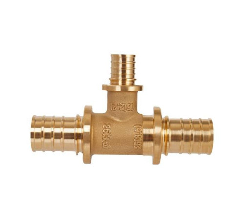 Тройник аксиальный переходной Hoobs 25x3.5-16x2.2-25x3.5 мм HB-PEXTA-251625