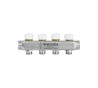 Коллектор Hoobs из нержавеющей стали с термостатическими клапанами 1 x 3/4 7 выходов HB-INCTO-711507