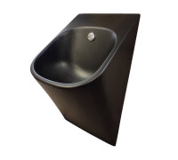 Писсуар подвесной Artceram La Fontana 2.0 33х31х62 см черный матовый LFO002 17 00