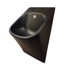 Писсуар подвесной Artceram La Fontana 2.0 33х31х62 см черный матовый LFO002 17 00