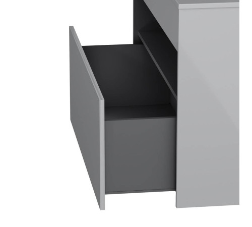 База под раковину AM.PM Func 100 см с нишей и 1 ящиком белый глянец M8FFUX1001WG