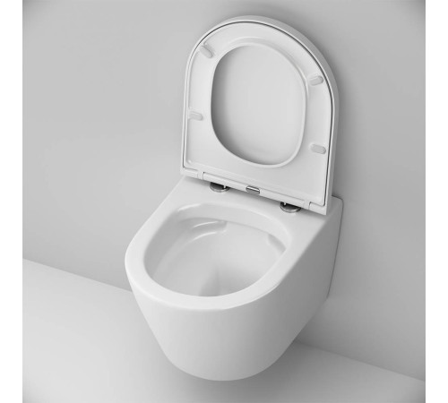 Унитаз подвесной AM.PM Spirit V2.0 FlashClean с сиденьем микролифт C741701SC