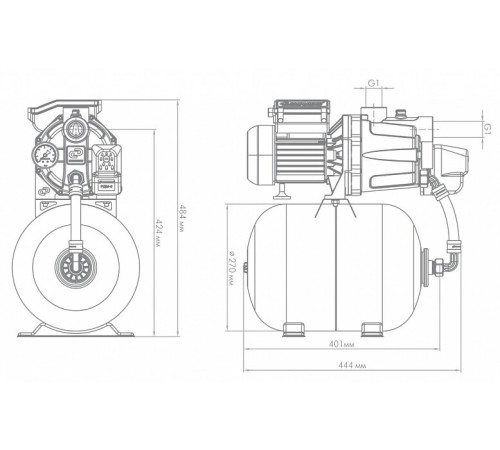 Насосная станция Джилекс Джамбо 55/35 П-18 (2.0) 3013