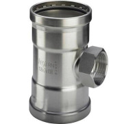 Тройник пресс Viega Sanpress Inox SC-Contur 108x2x108 мм 482916