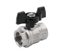 Кран шаровой ELSEN Strong T 1/2 ВВ ручка-бабочка латунь EV12.2200