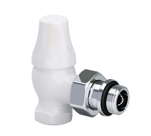 Клапан запорный угловой SR Rubinetterie Old Style 1/2 белый 0341-1500VC0A