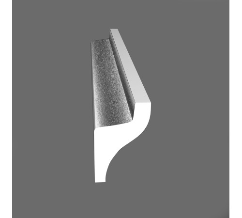 Плинтус потолочный под подсветку DECOMASTER D506 50х32х2000 мм D506