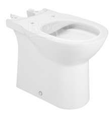 Унитаз напольный Roca Debba Round Rimless горизонтальный выпуск 34299P00Y