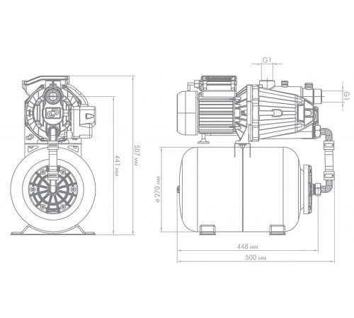 Насосная станция Джилекс Джамбо 70/50 П-24 3016