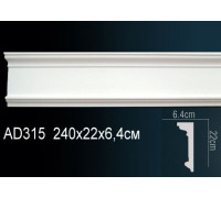 Молдинг Perfect AD315 полиуретановый 2000х30х15 мм AD315