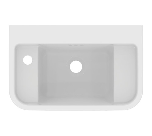 Раковина подвесная Ideal Standard Calla 50х32х18 см 1 отверстие левая Sx белый глянец E223301