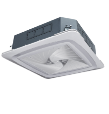 FCB-040B CN2B, Фанкойл, Haier, кассетный, 2-х трубный, с круговым потоком, с ИК пультом, без панели