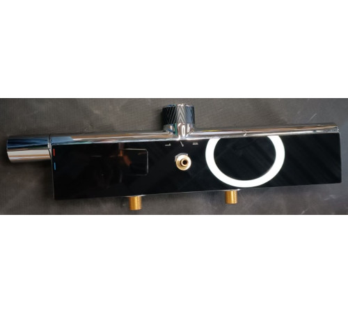 Душевая система со смесителем Aquanet AQM8010CR верхний душ 300 мм ручной душ 3 режима излив хром AQM8010CR