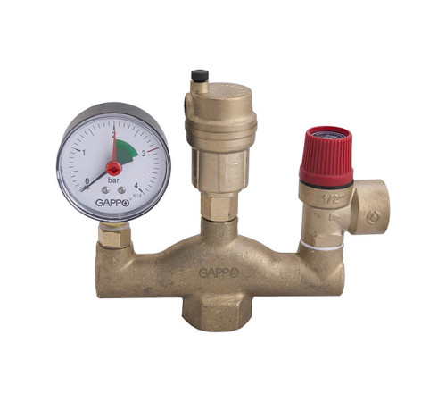 Группа безопасности котла Gappo 1x3/4 3 бар 50 кВт G1450