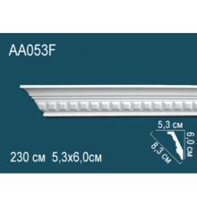 Карниз потолочный Perfect AA053F полиуретановый гибкий с рисунком AA053F
