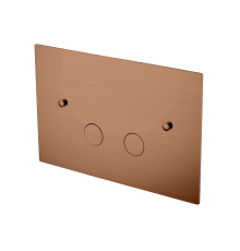 Кнопка смыва Boheme для инсталляции латунная брашированная медь 647-CB