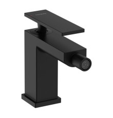 Смеситель для биде Hansgrohe Tecturis E 80 со сливным гарнитуром матовый черный 73200670