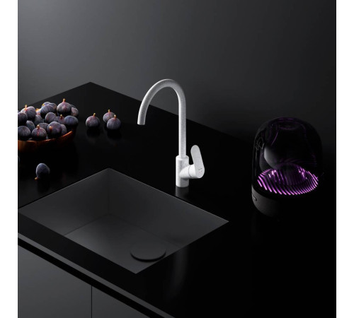 Смеситель для кухни AM.PM Like белый камень F8007133