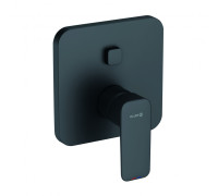 Смеситель для душа Kludi PureStyle на 2 потребителя внешняя монтажная часть черный матовый 406593975