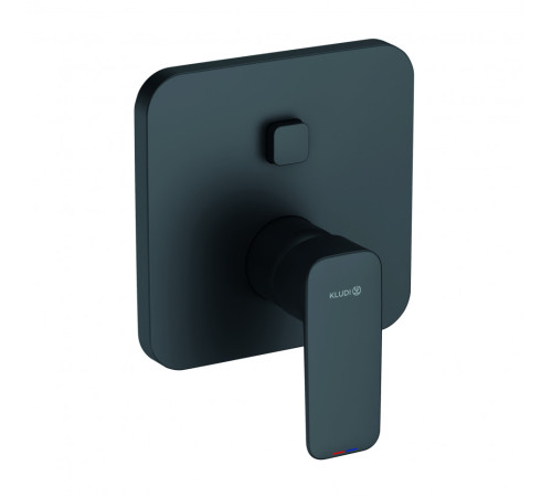Смеситель для душа Kludi PureStyle на 2 потребителя внешняя монтажная часть черный матовый 406593975