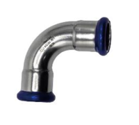 Угольник 90° Hoger 22 мм пресс нержавеющая сталь SS53006