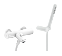 Смеситель для ванны Nobili LIVE с душем матовый белый LV00110WM