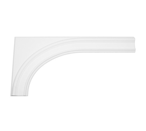 Декоративный элемент DECOMASTER 97901-1L из полиуретана 650x320x30 мм 97901-1L