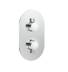 Термостат встраиваемый AQUAMET Siena на 3 потр. с внутр. частью хром AQM8806CR