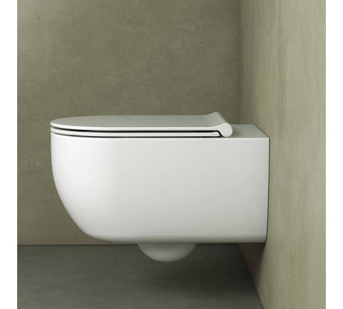 Унитаз подвесной безободковый Globo Mode 53х34 см MES02.BI