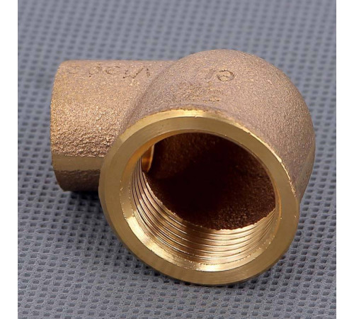 Угол 90° бронзовый Viega 94090G пайка-ВР 18x3/4 109011