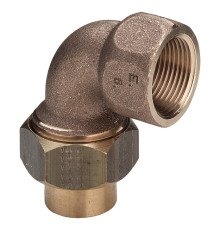 Угольник 90° Viega переходный бронза 1 x 22 мм 120498