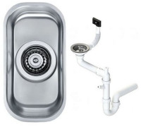 Мойка кухонная Alveus Variant 110 148х300х120 мм под столешницу с сифоном 1079965