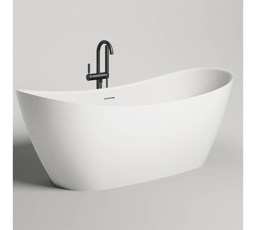 Ванна отдельностоящая Salini Noemi 185х78х72 см S-Stone белый матовый 101811SM