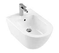 Биде подвесное Villeroy & Boch Subway 2.0 37х56.5х28 см CeramicPlus альпийский белый 540000R1