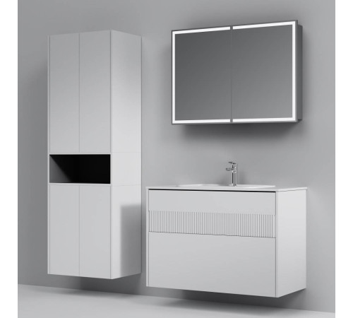 База под раковину AM.PM Func 100 см 2 ящика белый матовый M8FFUX1002WM