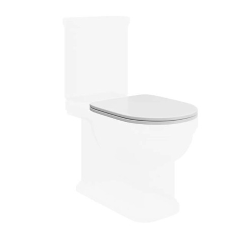 Сиденье для унитаза Kerama Marazzi Pompei белый глянцевый PO.seat.01\WHT