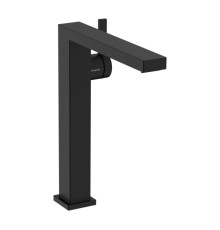 Смеситель для раковины Hansgrohe Tecturis E 240 Fine CoolStart с клапаном push-open матовый черный 73070670