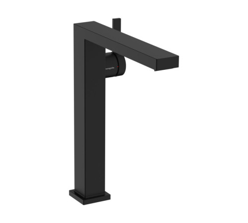Смеситель для раковины Hansgrohe Tecturis E 240 Fine CoolStart с клапаном push-open матовый черный 73070670