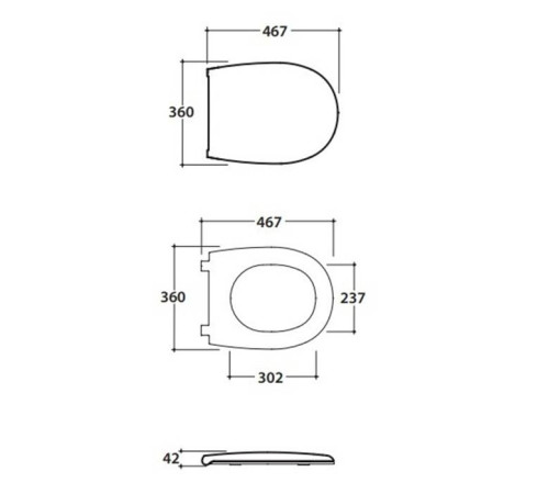 Сиденье для унитаза Globo Grace с микролифтом белое GR022BI