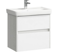 Тумба под умывальник подвесная AQUATON Сити 600х590х380 мм 2 ящика дуб канадский CI0106DK