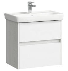 Тумба под умывальник подвесная AQUATON Сити 600х590х380 мм 2 ящика дуб канадский CI0106DK