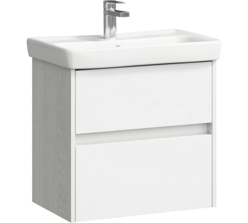 Тумба под умывальник подвесная AQUATON Сити 600х590х380 мм 2 ящика дуб канадский CI0106DK