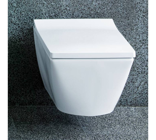 Унитаз подвесной Duravit Viu Rimless WonderGliss 37x57 см белый 25110900001
