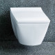 Унитаз подвесной Duravit Viu Rimless WonderGliss 37x57 см белый 25110900001