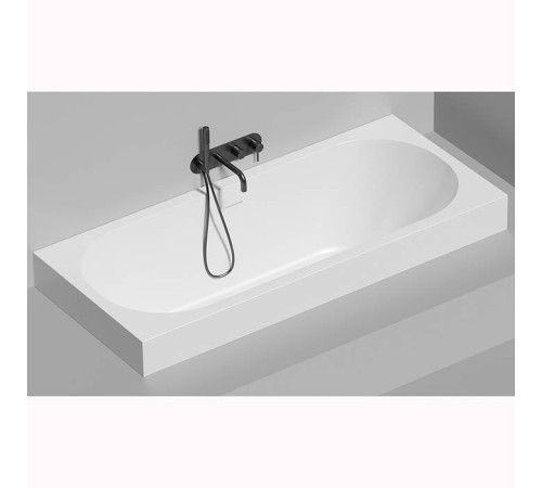 Ванна встраиваемая Salini Ornella Axis 180 Kit 180 х 80 х 60 см S-Sense белый матовый UpDown 103511M