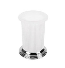 Стакан настольный Colombo Design Hermitage хром матовое стекло B3341.CR-VAN