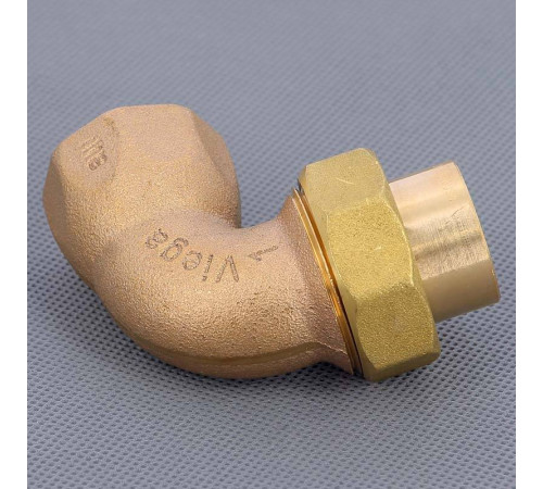 Угол с разъемным соединением пайка-В Viega 28х1 коническое уплотнение 112295