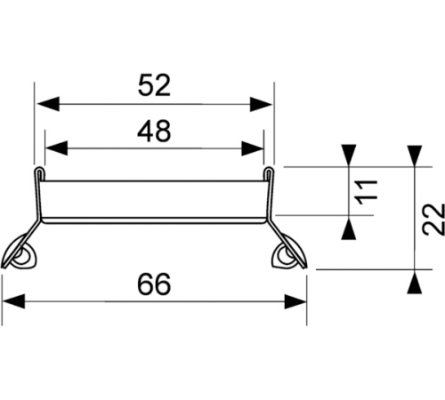 Лоток для плитки TECEdrainline plate II 1000 мм нержавеющая сталь 601072