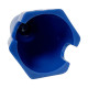 Заглушка Henco 1/2 дюйма НР 80 мм синяя PLUG04-B80