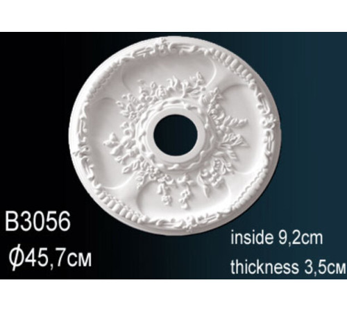 Розетка потолочная Perfect B3056 полиуретановая 560 мм B3056